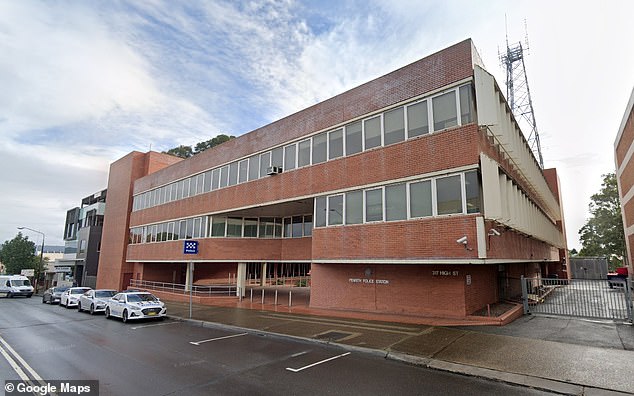 The man was charged with intentional sexual touching of a child under 10 and common assault at Penrith police station on Thursday (pictured).