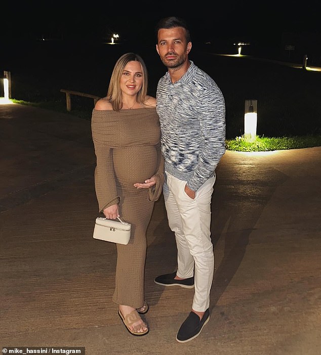 Mike Hassini has welcomed his first child with girlfriend Jessica Milford, a year after he was released from prison after serving two years for supplying cocaine