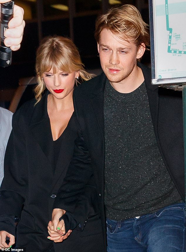 Fans of Taylor Swift have started a wild rumor, speculating that the pop star's ex, Joe Alwyn, may be dating a Kardashian; the exes seen in 2019