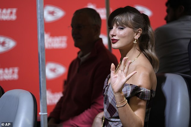 Taylor Swift is back at Arrowhead Stadium to cheer on Travis Kelce and the Chiefs