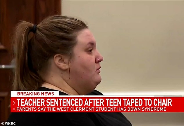 Rachel Smith, 28, was found guilty of unlawful restraint and two counts of child endangerment