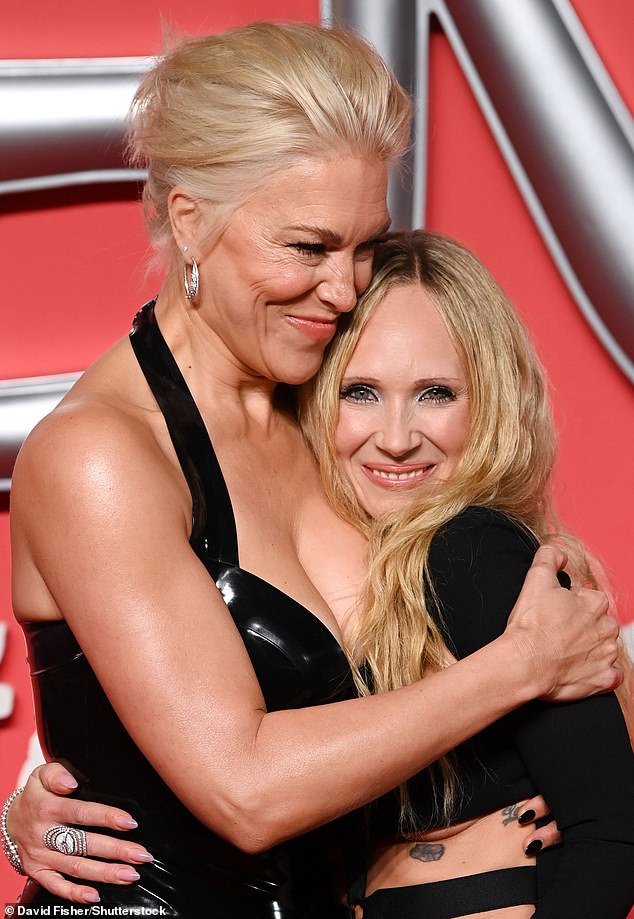 Ted Lasso stars Hannah Waddingham and Juno Temple looked happy as they reunited at the Venom: The Last Dance UK premiere in London on Wednesday