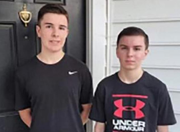 Neighbors claim in a new lawsuit that gunman Austin Thompson (pictured right with his brother James) had made 