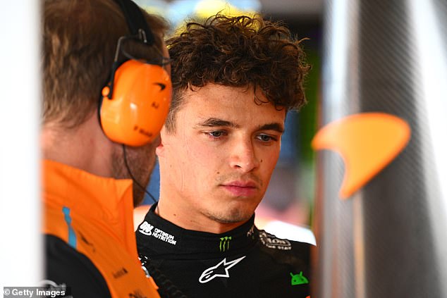 McLaren's Lando Norris (photo) is involved in a battle with Red Bulls' Max Verstappen for the world championship