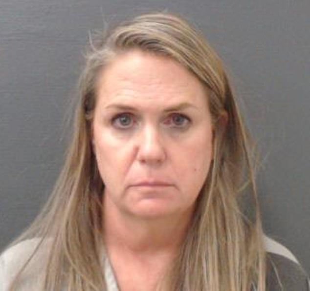 Jennifer Massey, 51, was arrested Thursday after she was discovered by officers having 