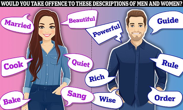 Researchers have revealed the most common descriptions of men and women from school textbooks around the world. Do you find these descriptions sexist?