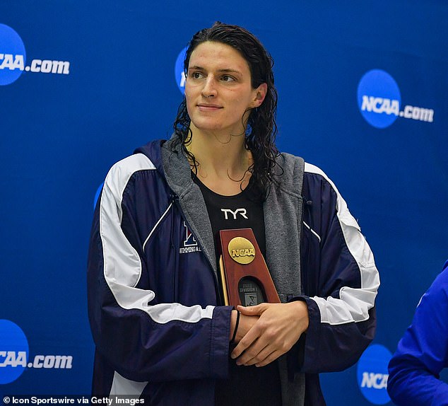 American swimmer Lia Thomas, the first transgender athlete to win the highest U.S. national college title when she swam for the University of Pennsylvania in 2022.