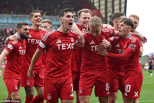 The Dons' red-hot form puts them joint at the top with Celtic, who they face this weekend