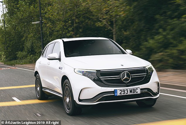 With a price tag of almost £75,000 and a range of just over 400 miles, the Mercedes EQC is an expensive way to tow a caravan