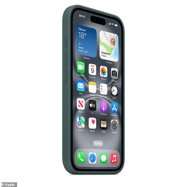 Unlike official iPhone 16 cases (pictured), these leaked cases don't have a raised bump for the 'Action button' that's been on all iPhones since the iPhone 15. This suggests it's likely sticking with the older mute switch.