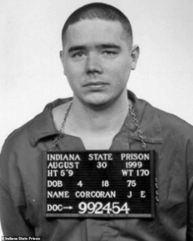 Joseph Corcoran, 49, killed his brother James and three other men in Fort Wayne in July 1997 and has been on death row since his 1999 trial