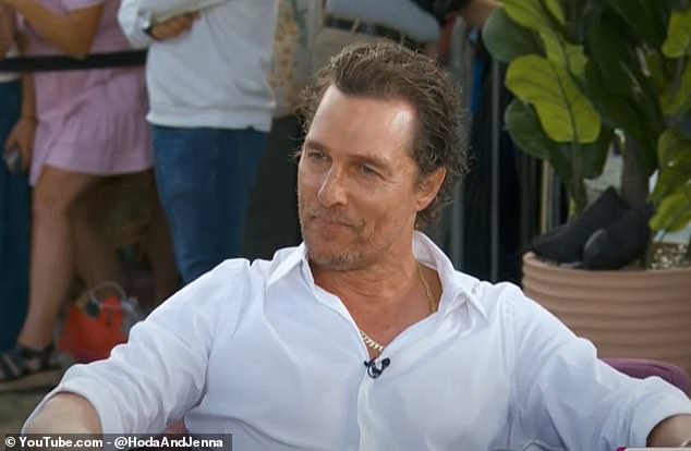 Matthew McConaughey, 54, detailed his decision to move his family from Los Angeles to his native Texas on Thursday's edition of TODAY with Hoda and Jenna