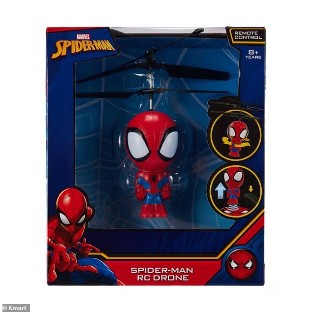 One of the most popular and affordable purchases this year, parents can't go wrong with this super cool Spider-Man drone