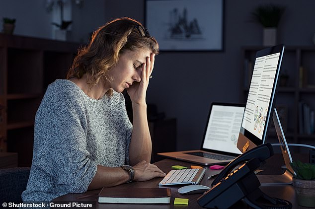 Scammers changed just one letter to a real email address, prompting the woman to send more than $800,000 to someone she thought was her carrier (stock image)