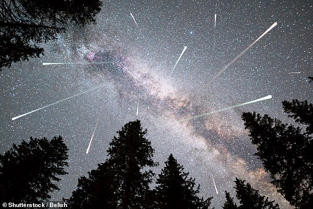 The elusive Draconid meteor shower will streak across the sky tonight and may remain visible until the early morning hours of Tuesday