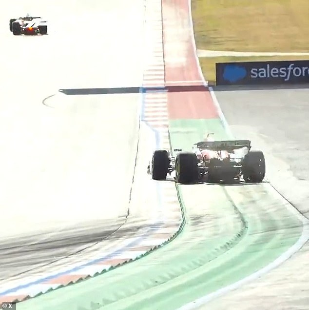 Piastri misjudges a corner during the United States Grand Prix and exceeds track limits, costing him a lot of money on the grid for the sprint race