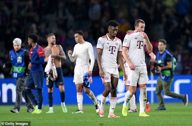 Bayern Munich stars have been criticized by the German press after losing 4-1 to Barcelona