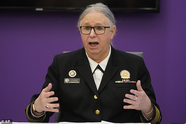 One of the most famous examples of transgender military personnel is Admiral Rachel Levine, a four-star officer sworn in as Admiral of the Public Health Services Commissioned Corps in 2021 (pictured here in 2022)