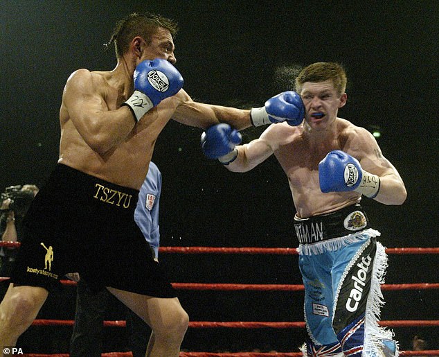 Kostya Tszyu lost his IBF light-welterweight title to Ricky Hatton in 2005 (pictured) after failing to come out before the 12th round