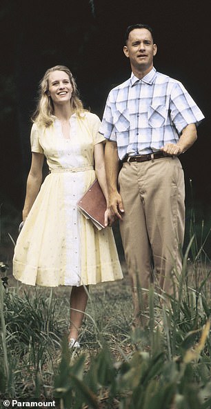 Hanks and Wright featured in Forrest Gump (1994)