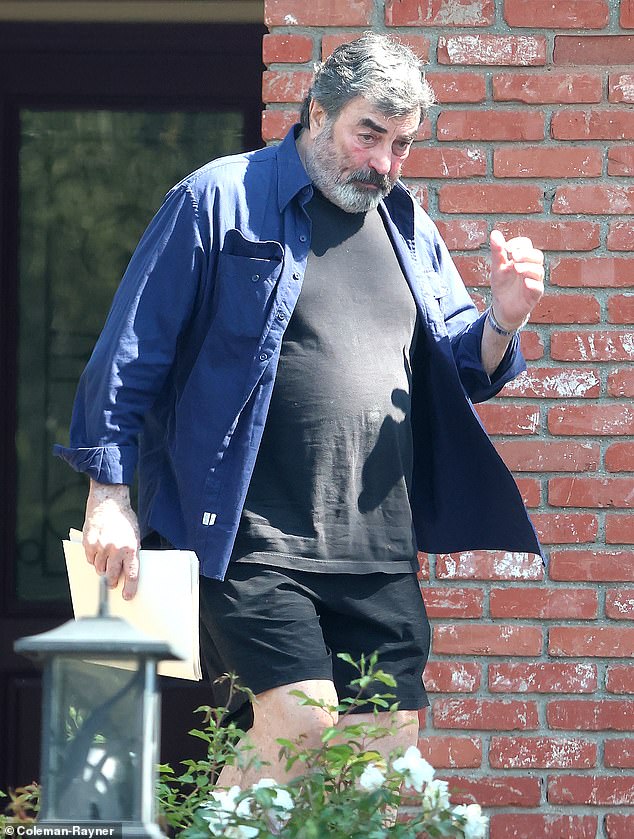 Tom Selleck looked dejected and worse for wear when he broke cover in Los Angeles last week