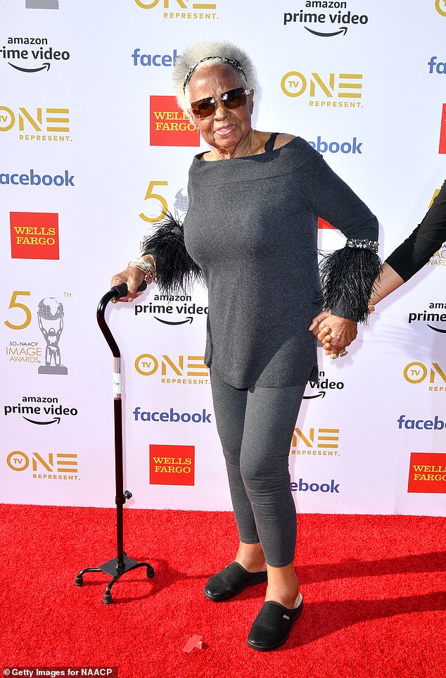 Toni Vaz, the actress turned groundbreaking stuntwoman, has died at the age of 101. She was also known for founding the NAACP Image Awards; pictured in 2019 in Hollywood