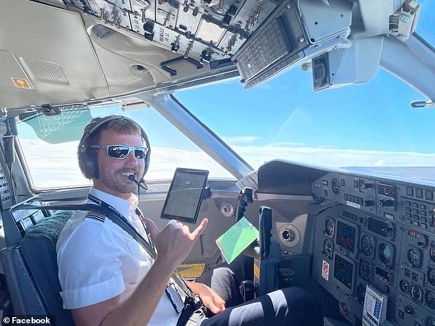 Tributes are paid to QantasLink pilot Harry Allchin (pictured) after his 'sudden and unexpected' death