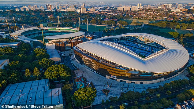 The American rapper, 33, performed back-to-back shows at the stadium in Moore Park on Thursday and Friday. The Allianz Stadium seats 45,500 people, with a maximum capacity of 55,500