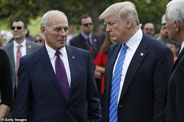 Donald Trump lashed out at 'total degenerate' and former White House Chief of Staff John Kelly after the ex-Marine claimed the former president was a fan of Adolf Hitler