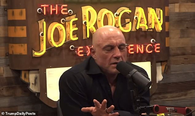 Rogan had asked the presidential candidate if he meant it when he talked about cutting federal income taxes