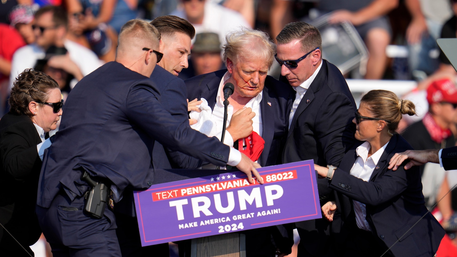 Two men shot during Pennsylvania assassination attempt on Trump say Secret Service failed them