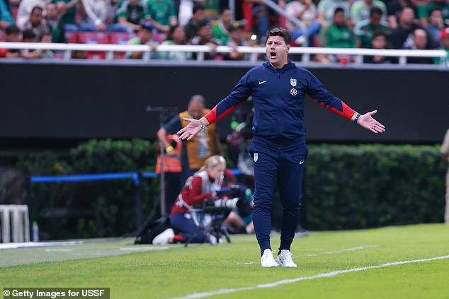 Mauricio Pochettino struggled to hide his dismay on the sidelines in Guadalajara on Tuesday