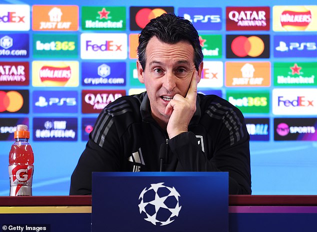 Unai Emery has urged Aston Villa to try and win the Champions League on their return to the competition