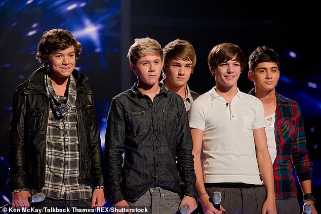 Liam (middle) was only 16 when he became one fifth of One Direction in 2010