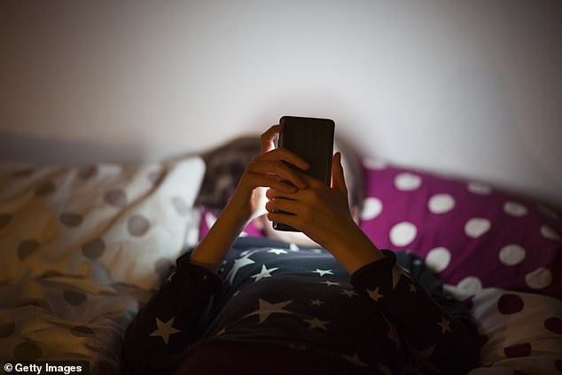 Using mobile phones and laptops could increase the risk of dementia, a physiotherapist warns (Stock Image)