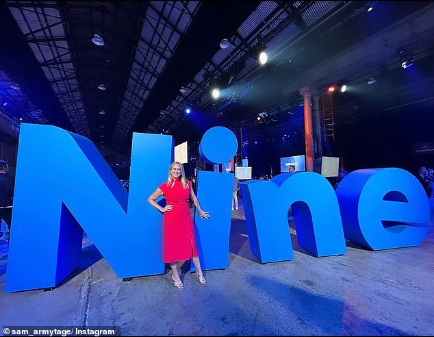 Samantha Armytage pictured at the Channel Nine Upfronts last Thursday