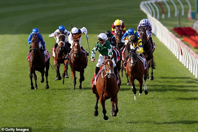 James McDonald won his third consecutive Cox Plate after steering Via Sistina to victory