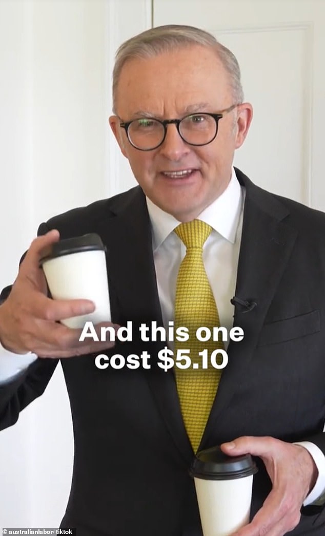 Anthony Albanese's TikTok about the price of regular coffee has backfired, despite the Prime Minister wanting to end surcharges on debit cards