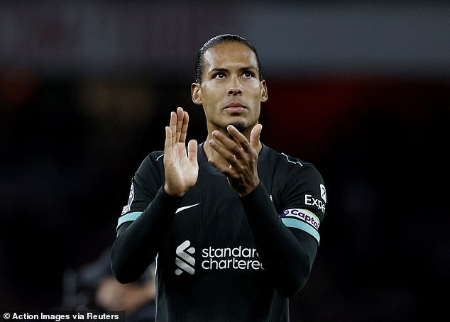 Virgil van Dijk has laughed off suggestions that Liverpool's clash with Arsenal on Sunday was a Premier League 'title decider' - saying people who thought it was 'had no idea'