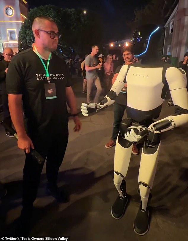 A Tesla Optimus robot told a man that the hardest part about being a machine is learning to be human