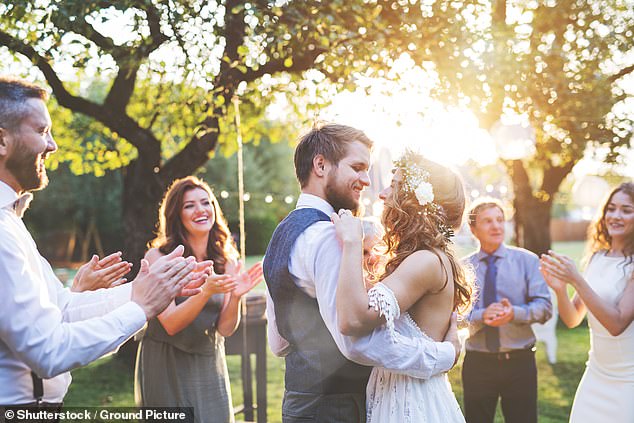 A wedding guest recalls the 'fun' but 'disastrous' prank a groom pulled on his wife that left people in the crowd cringing (stock image)