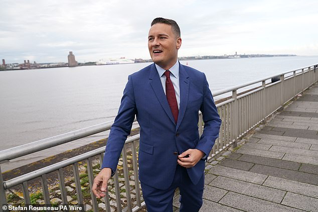 Wes Streeting (pictured at Labor conference) warned that diet and exercise must continue to play an important role in people's lives