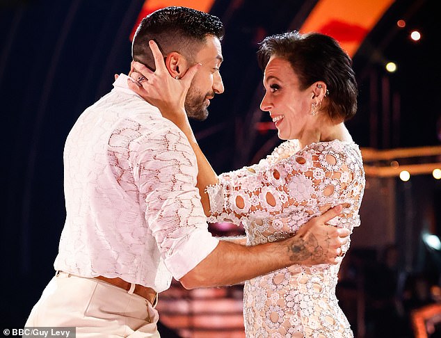 Amanda Abbington and Giovanni Pernice in Strictly Come Dancing last year