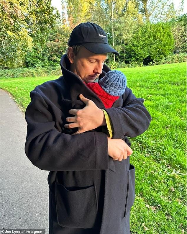 The comedian, 36, once admitted he hadn't put enough effort into his love life, but it looks like that's all changed now that Joe shared a sweet photo of himself cradling the newborn