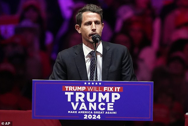 Comedian Tony Hinchcliffe compared the Democratic Party to a 'Diddy Party' after citing celebrity support for Kamala Harris