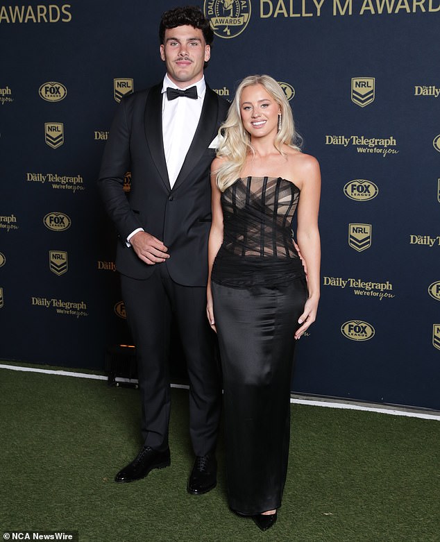 Herbie Farnworth and girlfriend Lily Pickles caused a stir online on Wednesday night with their red carpet appearance at Dally Ms