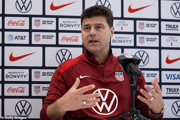 Mauricio Pochettino explained on Wednesday that he was 'concerned' about Christian Pulisic's workload