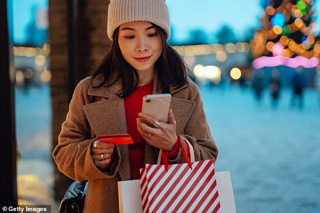 Store credit cards often push promotions during the holiday shopping season