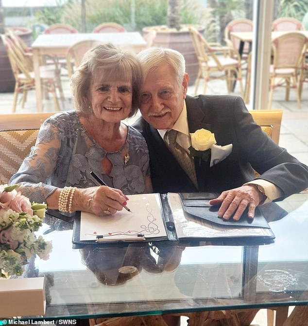 Joyce Lambert, 89, and Norman Giller, 85, who fell in love while queuing to pay their respects for the late queen, have tied the knot and say you're never too late for love