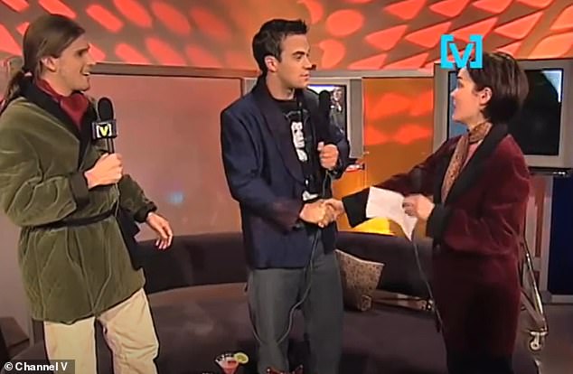 Wild footage of a young reporter's first day at Australian music TV Channel V has surfaced from 2000